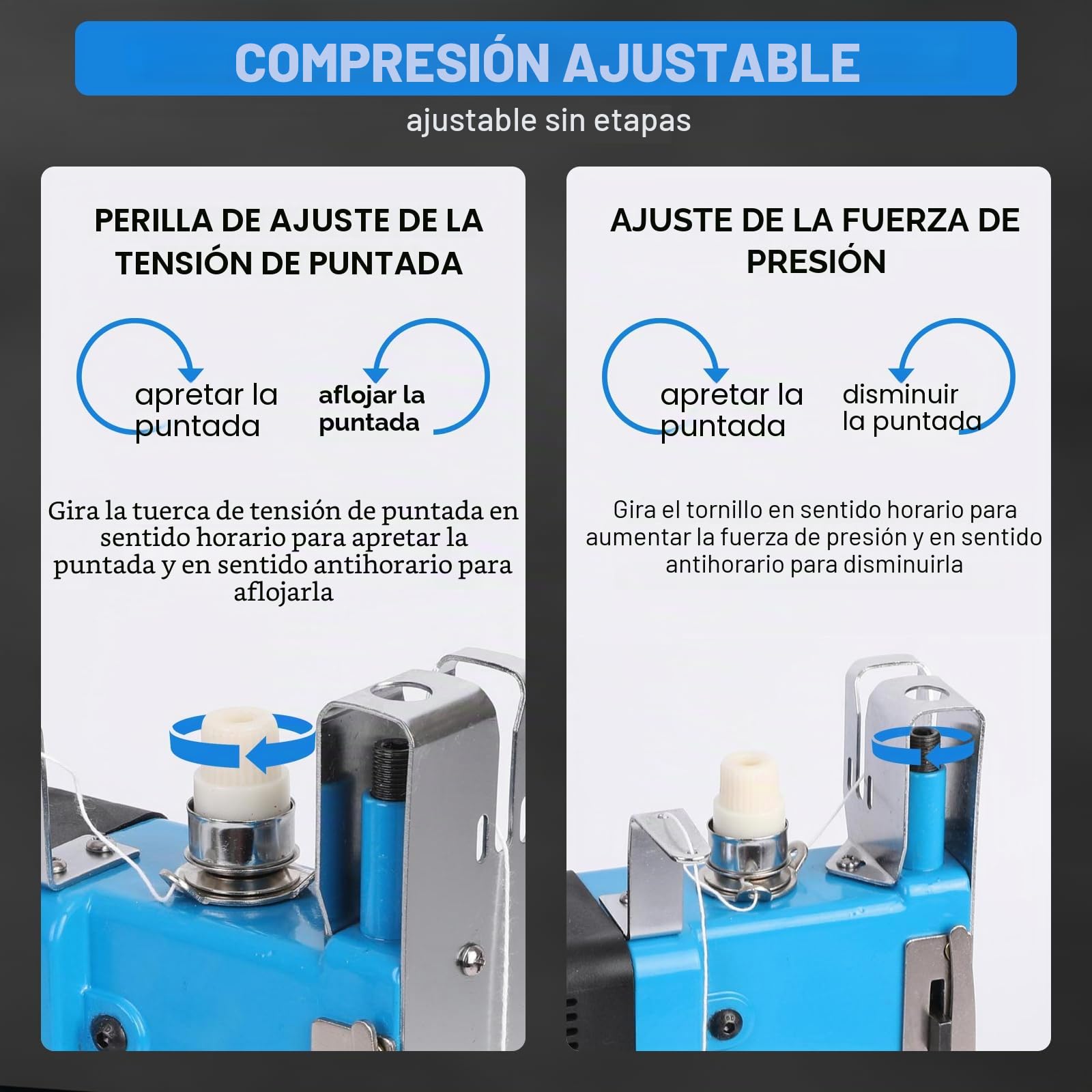 Sacos Maquinas de Coser Compatible con Makita 18V Batería | Eléctrica Máquina de Embalaje de Costura Más Cercana Bolsa, Maquina de Coser Portátiles para Coser, Sellar, Bolsas de Lona