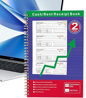 Quittungsheft für Mietbesitzer mit und Handy | Scheckbuch für kleine Unternehmen, für Büro, Registrierung, Eigentümer, Rechnung, Befehl