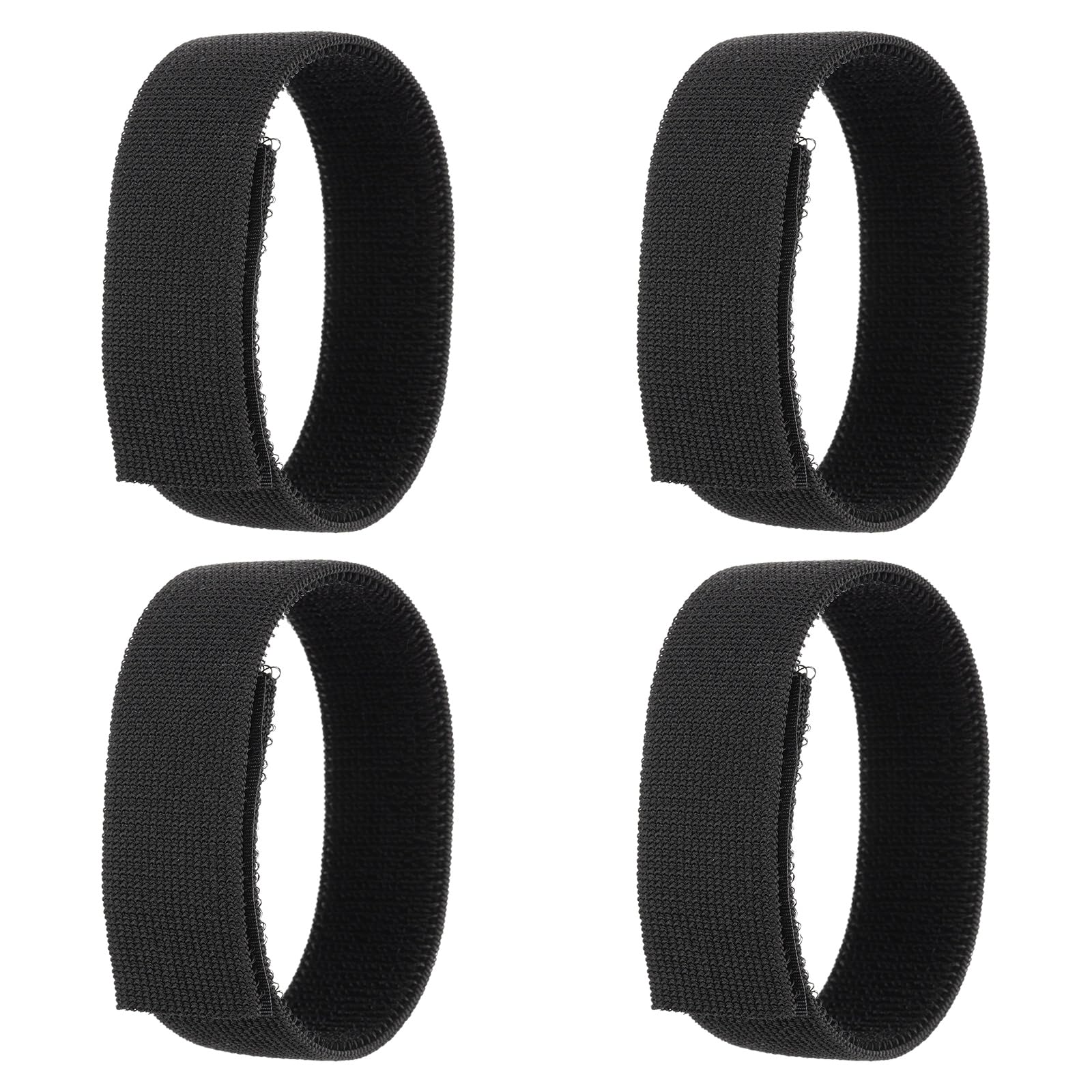 YELARXI Boot Straps, 35cm Boot Trousers Elastic Ankle Straps Pants Leg Bands Blouses Straps Ankle Hook and Loop Fit for Men Women Gardening Hiking Fishing Cycling Hunting (4Pack, Black)