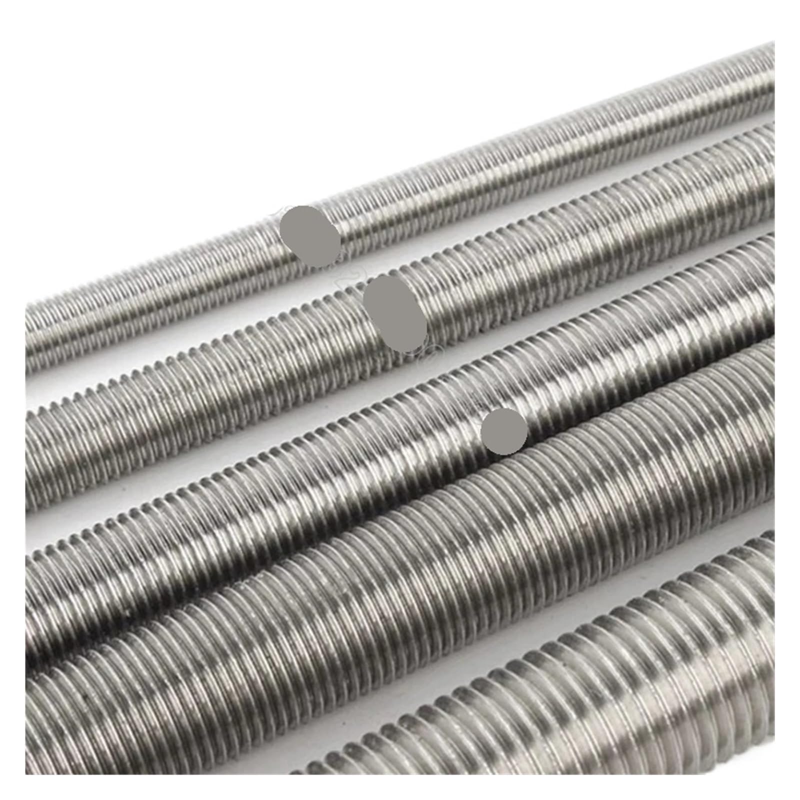 M4 M5 M6 M8 M10 M12 M14-M24 Varilla roscada completa con dientes invertidos Varillas rosca métrica a izquierda Tornillo Perno de acero inoxidable L=250 mm(M14x2.0x250mm)