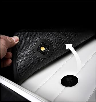 KIRYU Custom Car Floor Mats Compatible with BMW M3 E30 1986 1987 1988 1989 1990 1991 5 Seats Car Mats Full Set Interior Accessories(Brown)