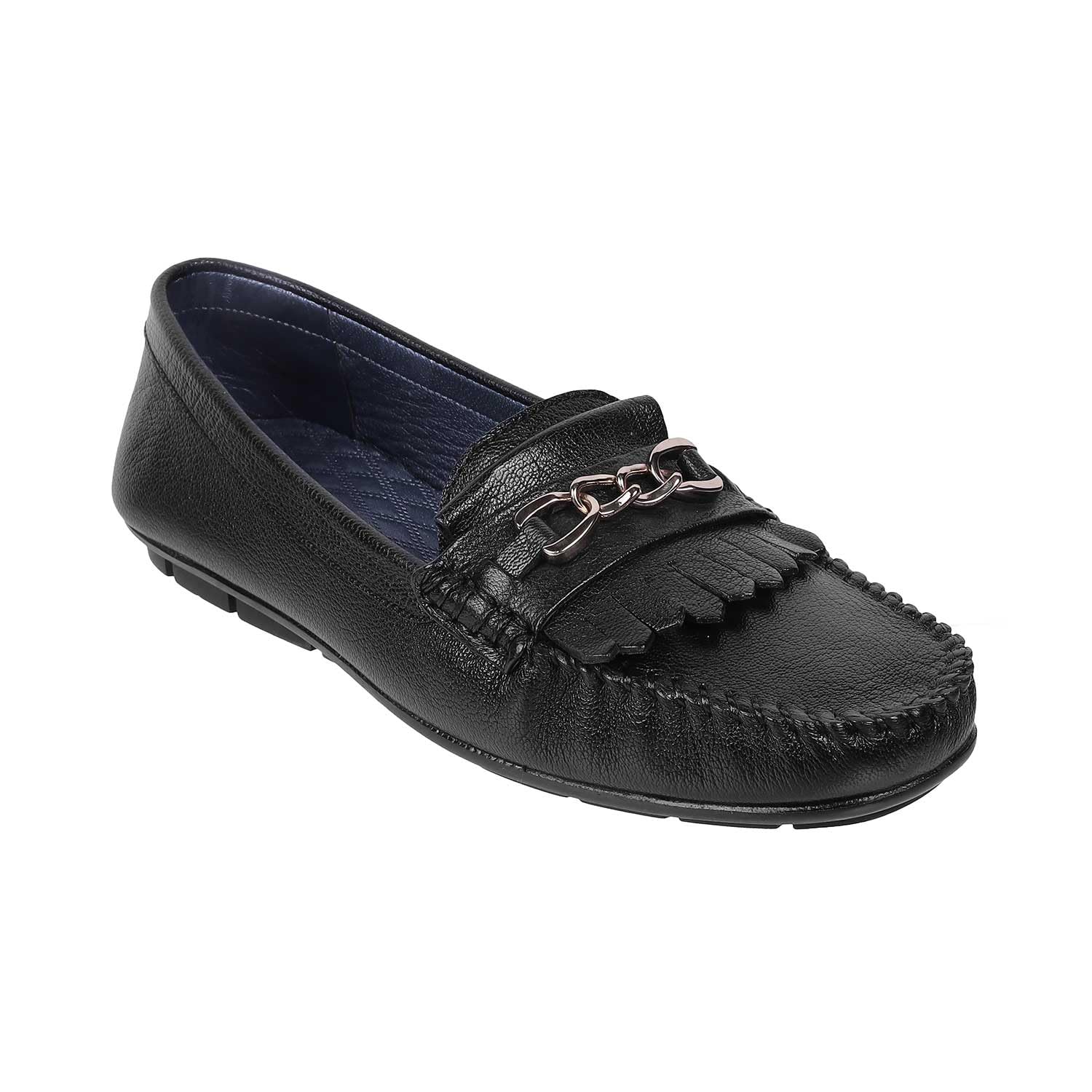 metro Women Black Casual Boat Shoes-picture-15