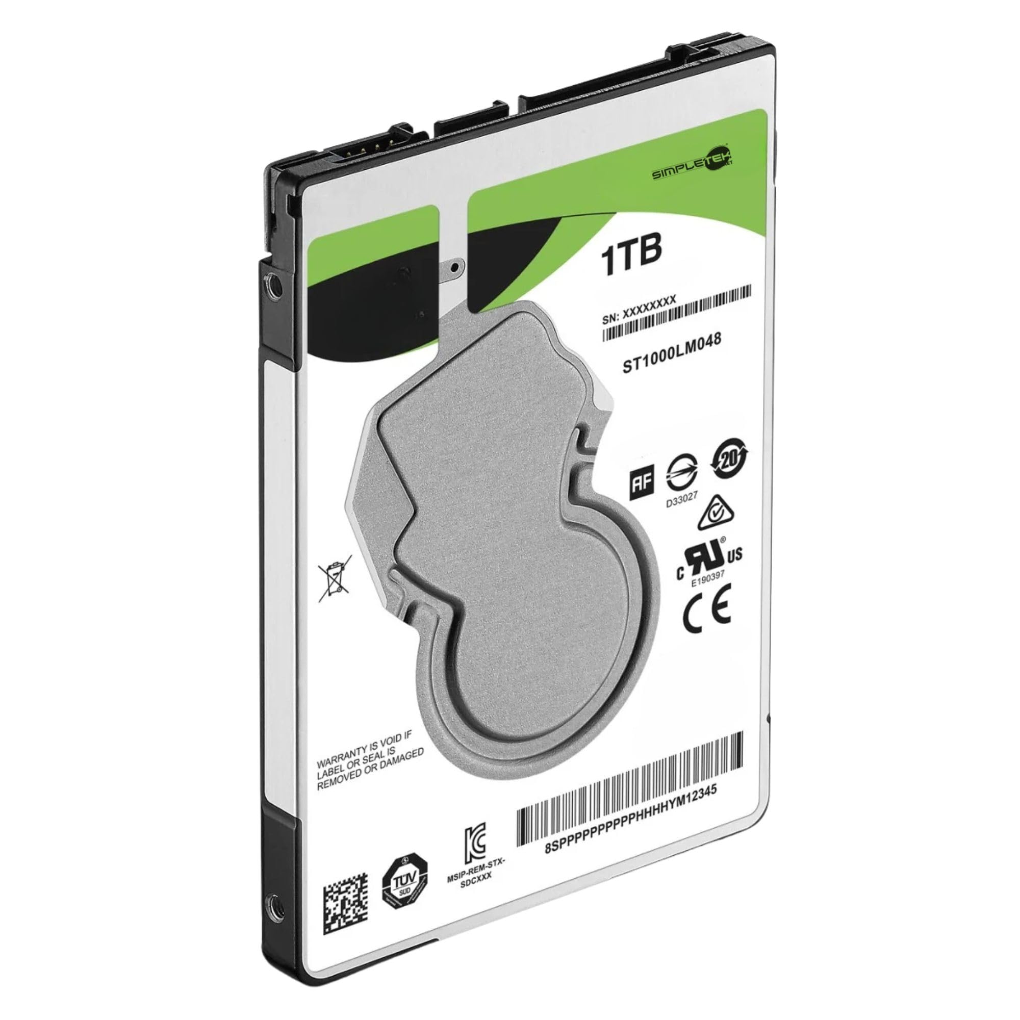 SIMPLETEK - Hard Disk Interno 2.5" 1TB (1000GB) | SATA III 5400RPM | Cache 128MB | Ideale per PC, Notebook