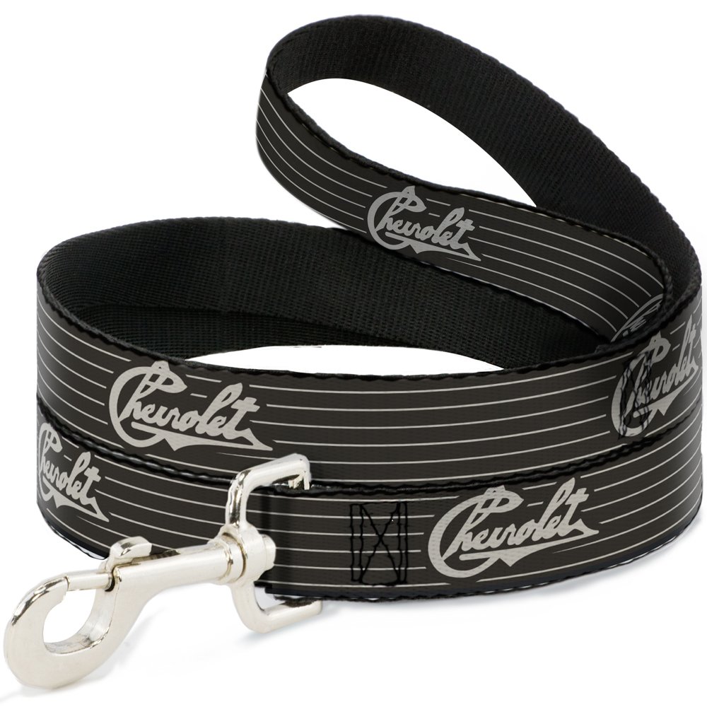 Laisse pour chien Buckle Down Chevrolet Heritage Script rayures nylon résistant