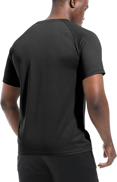 Boyzn 1, 3, 5 or 7 Pack Men's Workout Running Shirts, Dry Fit Moisture Wicking T-Shirt, Gym Athletic Short Sleeve Tee Shirts - 5