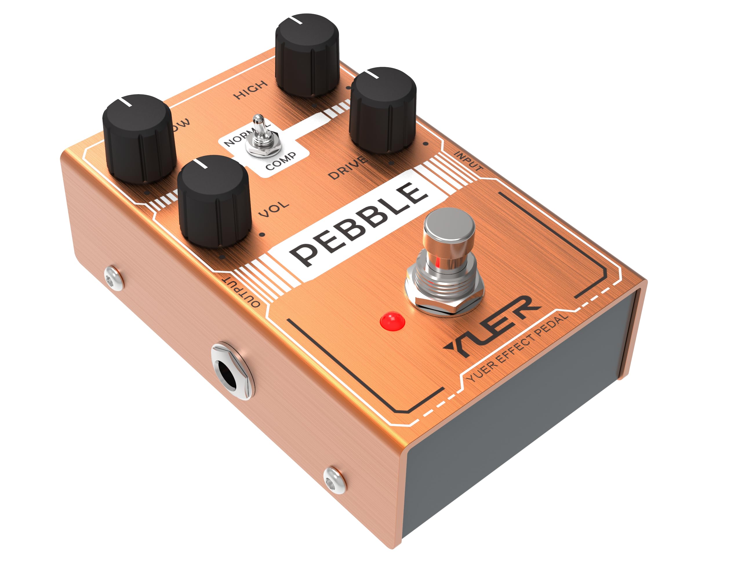 Pédale d'effets pour guitare électrique Pebble Mini DC 9V True Bypass - 6