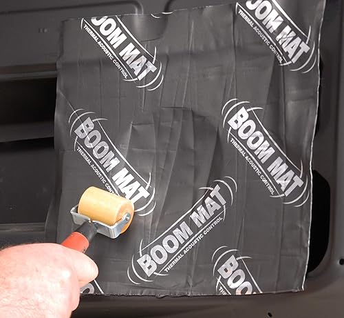 Miniatura 3 de Design Engineering 050321 Boom Mat - Baffles para altavoz, 5.25 pulgadas, redondos delgados (paquete de 2), color negro