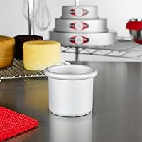 Vista 25 de Fat Daddio's - Juego de 2 moldes para pasteles redondos de aluminio anodizado, 8 x 2 pulgadas