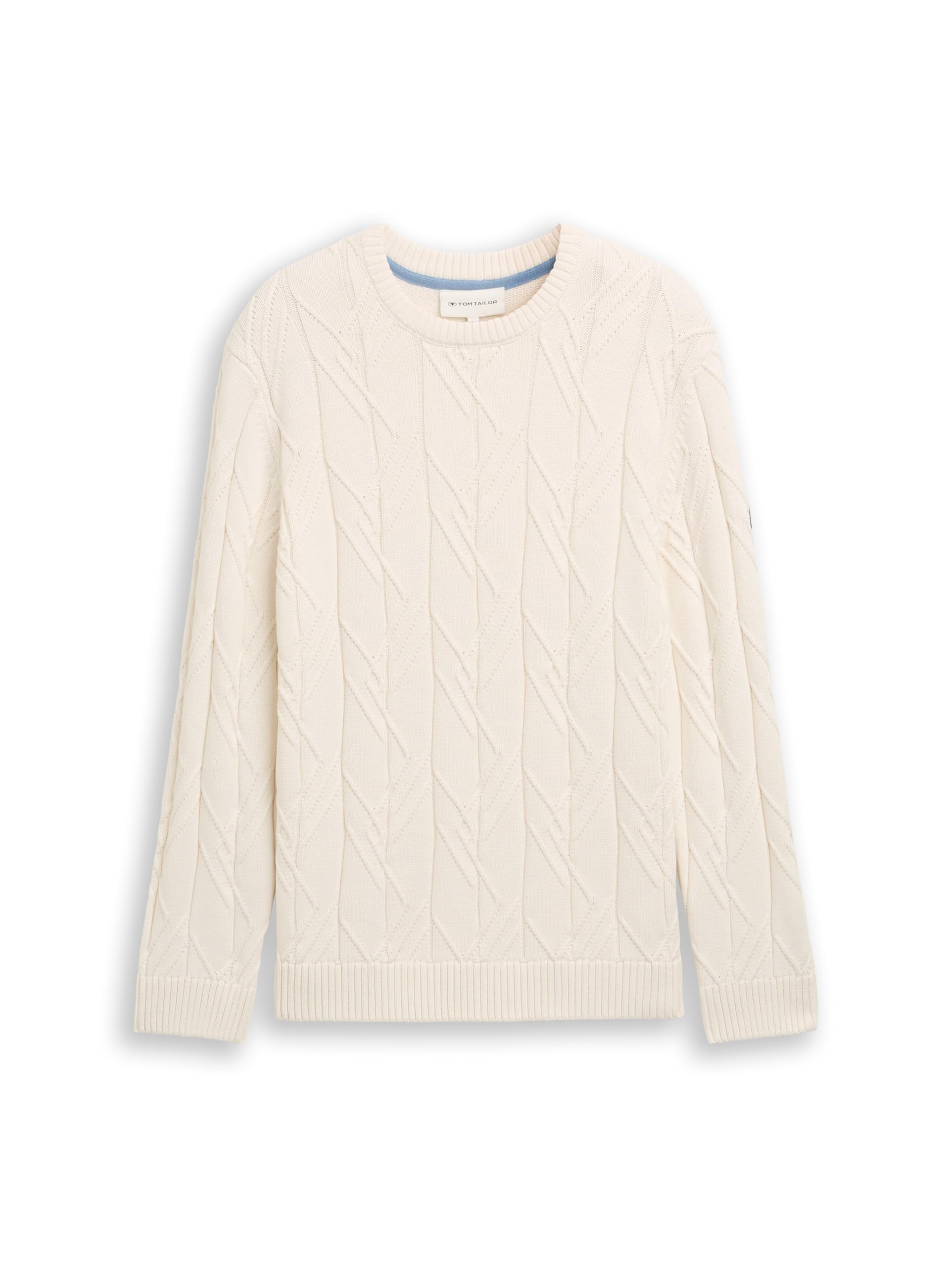 TOM TAILOR Herren Pullover aus Zopfstrick