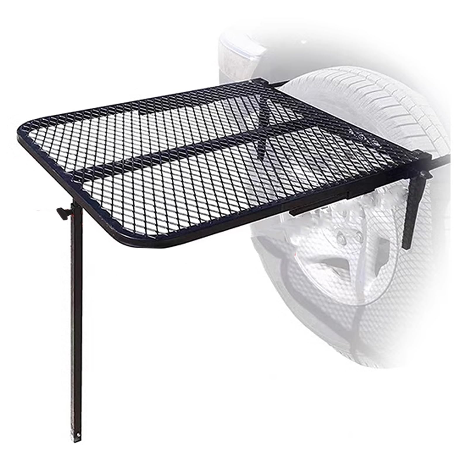 Mesa plegable de metal resistente y duradera para exteriores y camping exigente