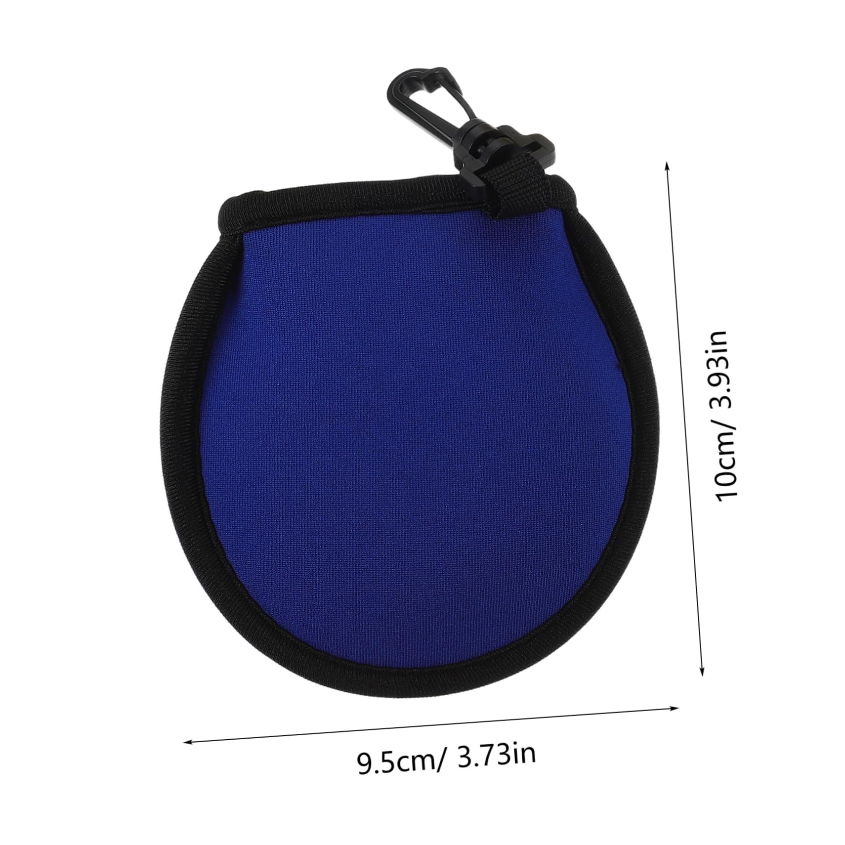 Abaodam 3pcs Portable Golf Ball Cleaning Bag with Hook Weather Resistant Lightweight Sbr Material Pouch for Quick Cleaning Enhanced Accessory for Convenient Outdoor Use