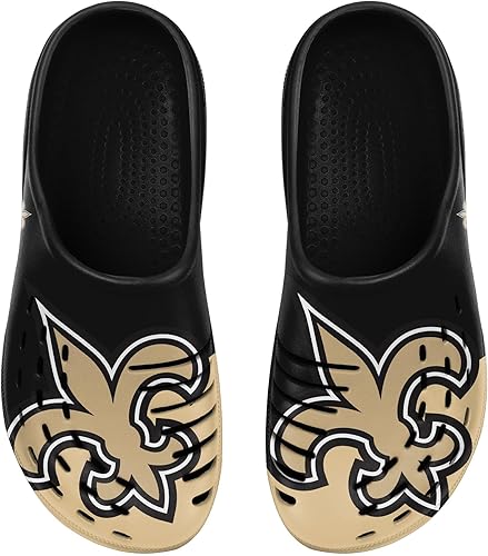 Miniatura 36 de FOCO - Sandalias de agua de jardín con logotipo de equipo de la NFL, para hombre Camuflaje tonal,logotipo grande de bloque