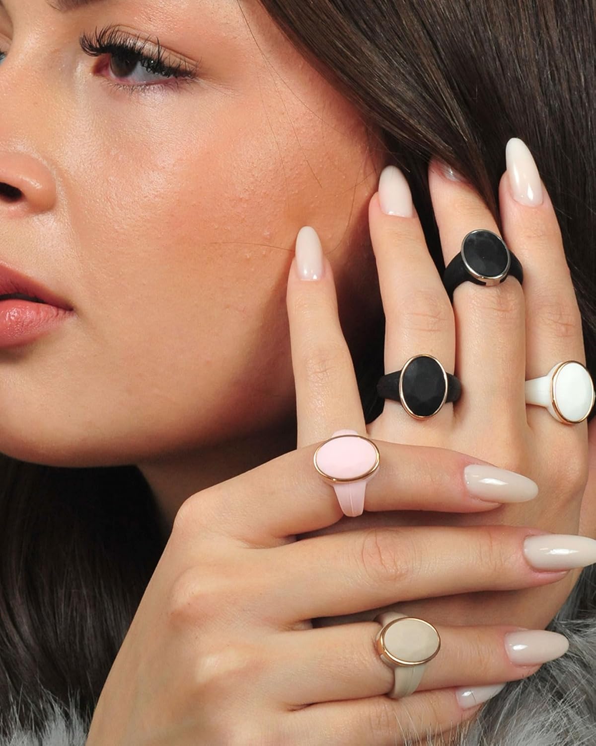 Rinfit Silicone Wedding Bands for Women - Women's Silicone Rings - Rubber Wedding Band - Oversized Oval - Patent Pending Design - Image 9