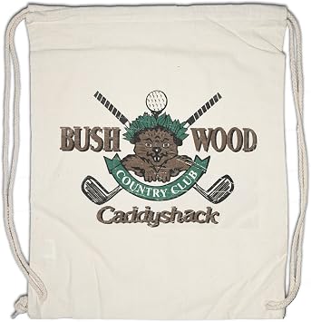 Urban Backwoods Bushwood Country Club I Drawstring Bag Gym Sack