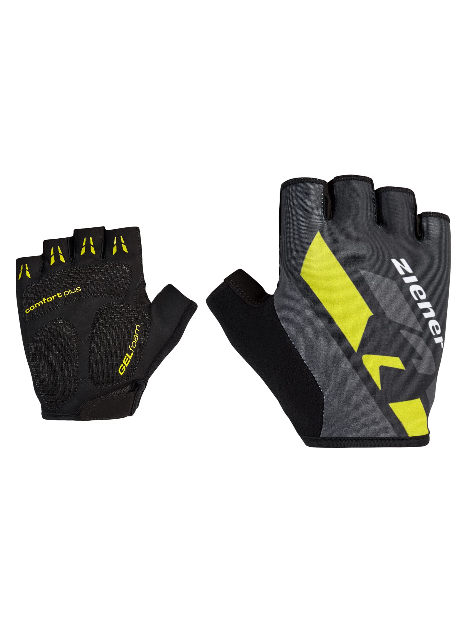 Ziener Men's Crisander Cycling/Mountain Bike/Cycling Gloves, Short Finger, Breathable, Cushioning, Light Green, 6.5