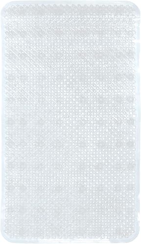 Miniatura 2 de Home Expressions - Tapete de baño de PVC con textura de césped de 25 x 14 pulgadas (transparente)