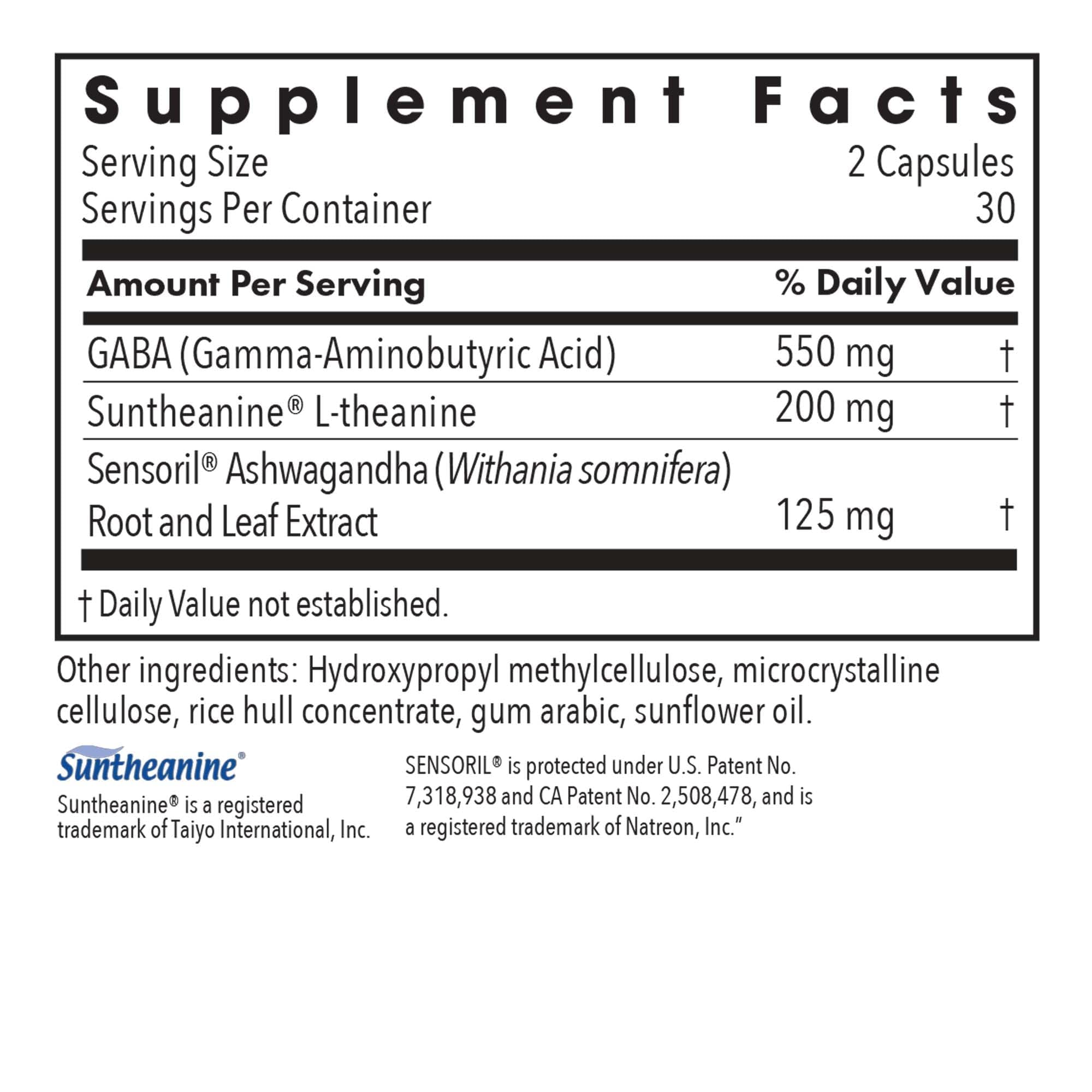 Allergy Research Group ARG Zen Adapt L-Theanine GABA Formula, 60 Capsules — Amazon image 2