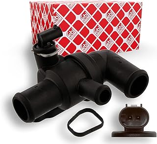 🚨 EXTREME: febi bilstein 1 x Thermostat with Housing, Gasket and Temperature Switch 37081