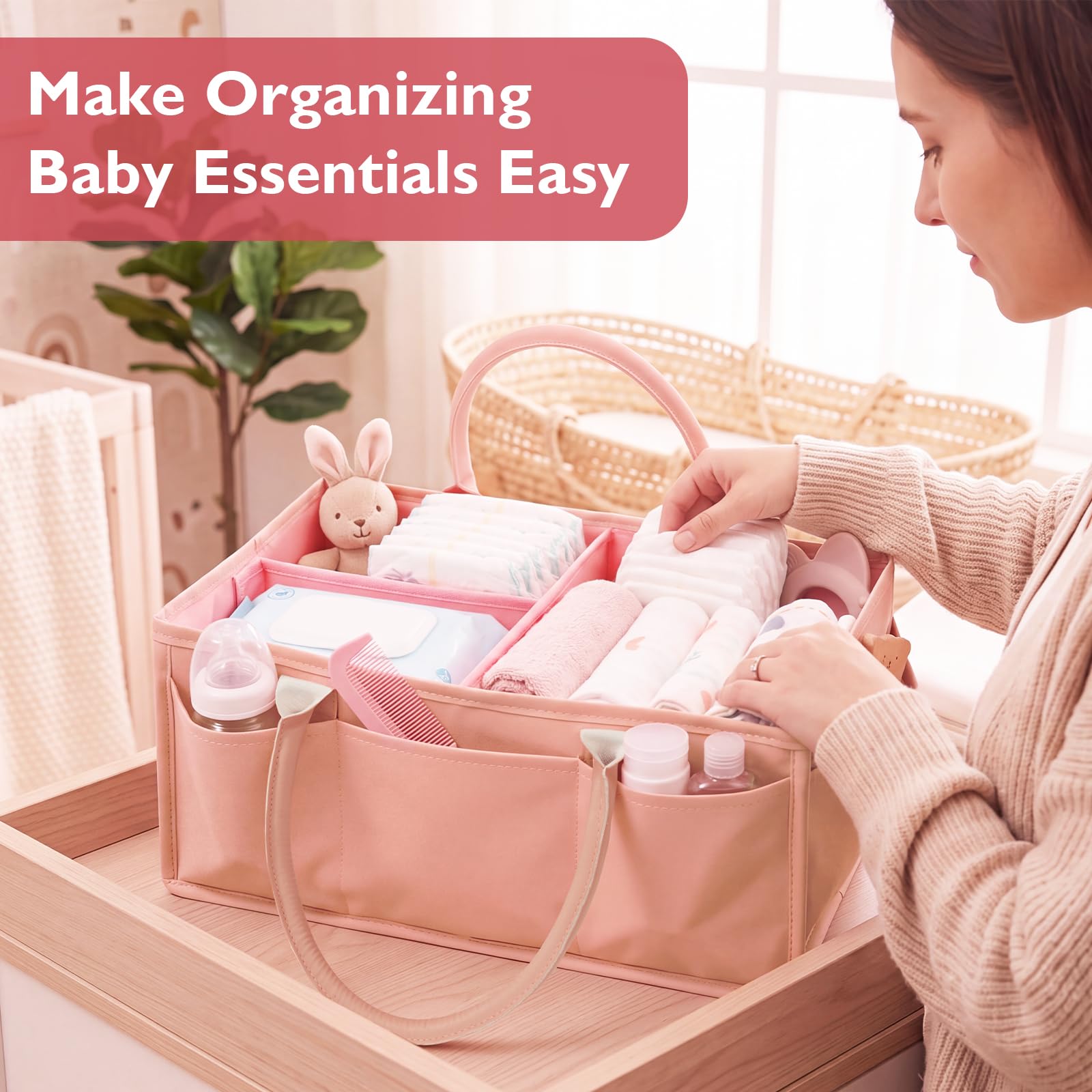 WERNNSAI Organizer per pannolini per bambini, regalo portatile per baby shower