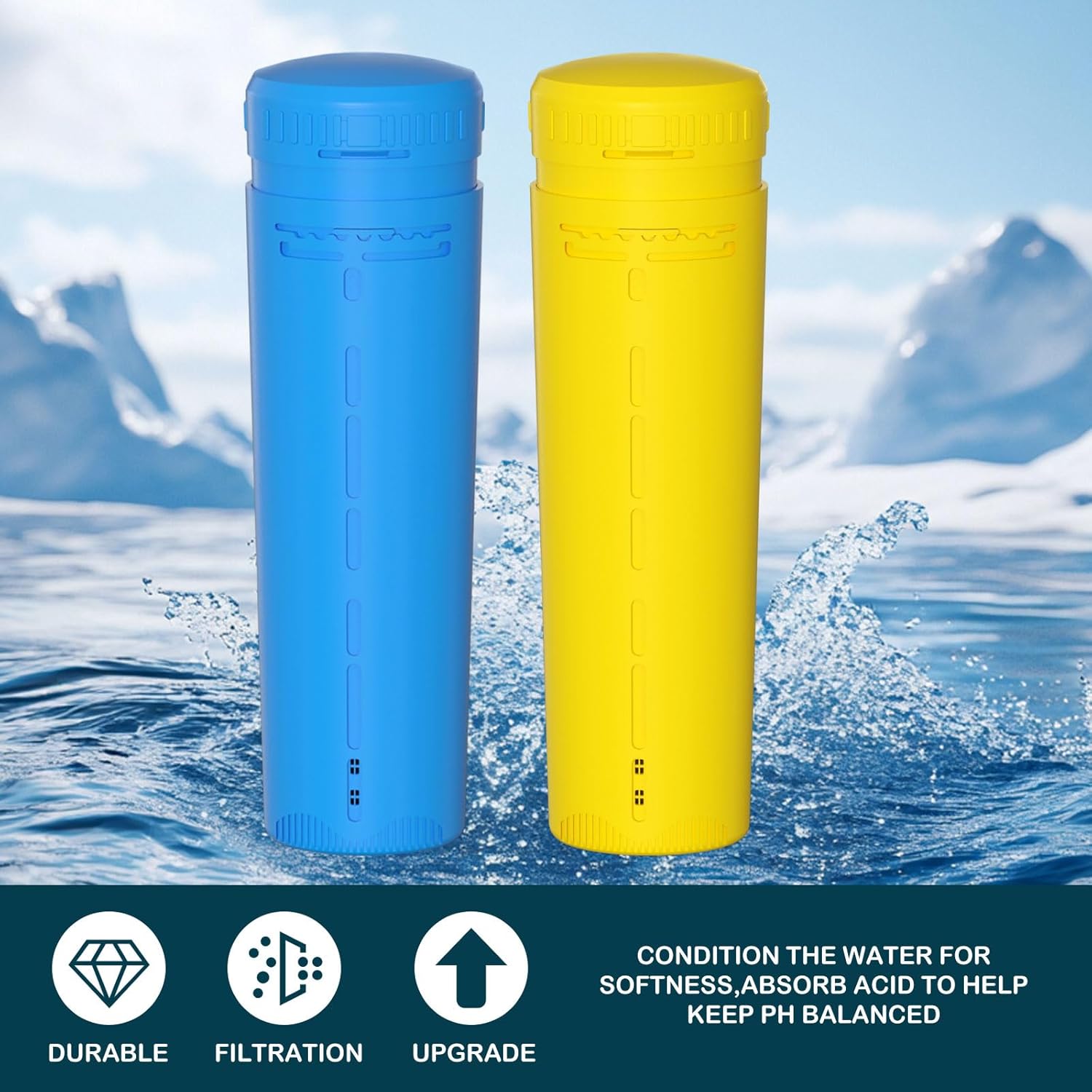 Replacement Mineral and Bromine Cartridge Kit Compatible with Hot Tub Serene Floating System - 3 Month Bundle (1+3) - Image 2