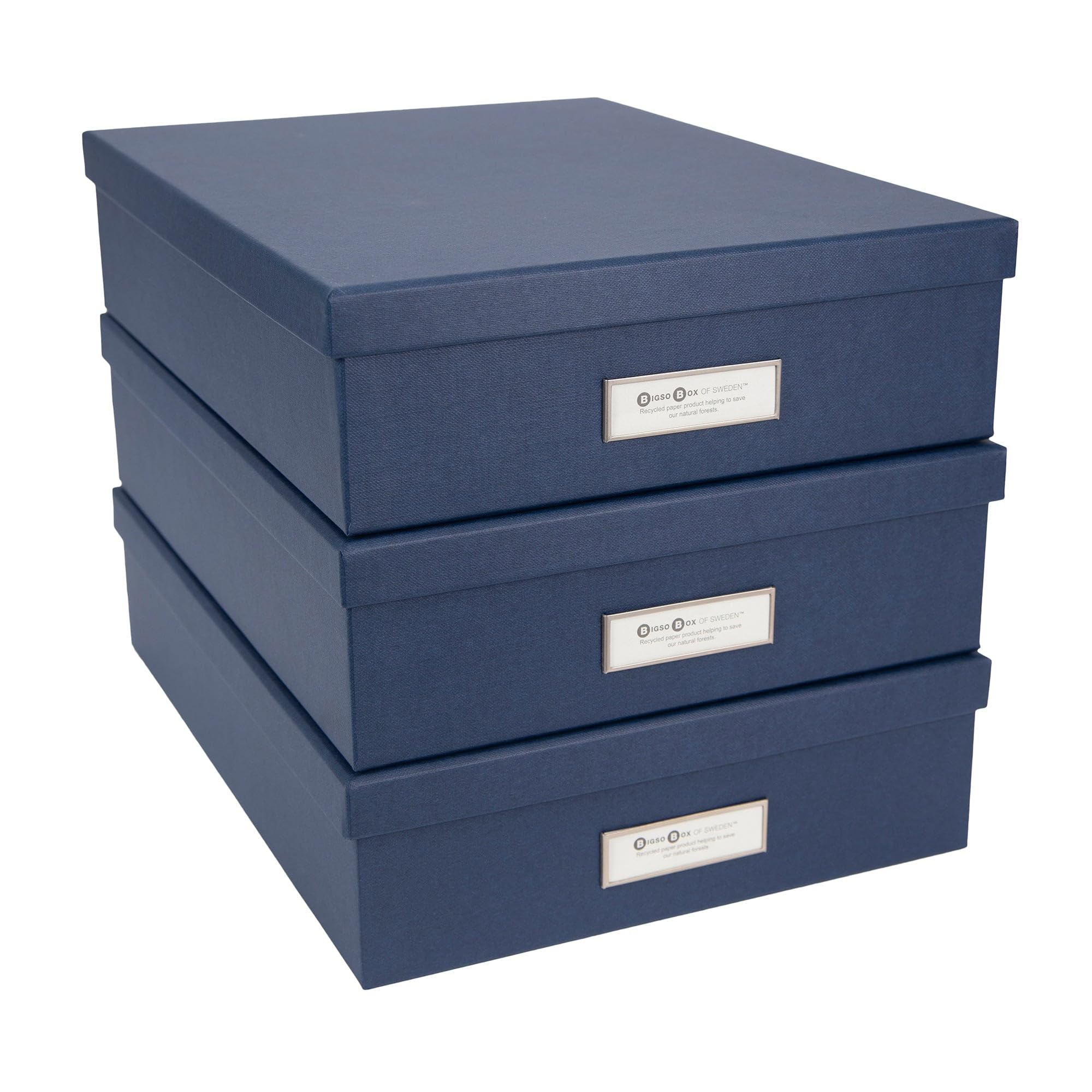 Amazon.com: Bigso Box of Sweden Oskar Fiberboard Label Frame Document ...