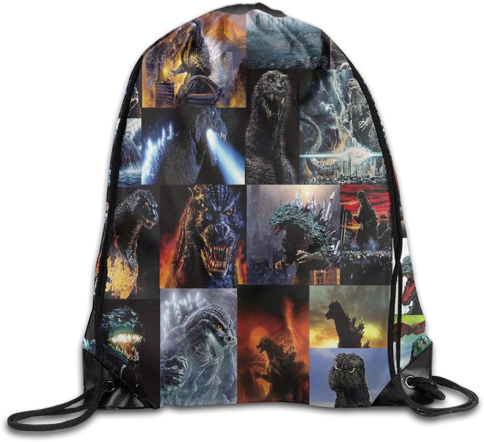 Godzilla Fire Nylon Backpack Bag Home Travel Sport Storage