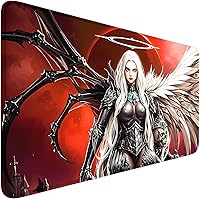 Vista 39 de Fantasy AI TCG - Tapete de juego de 24 x 14 pulgadas para MTG DTCG CCG RPG, tarjeta de intercambio entintada, alfombrillas de juego de superficie
