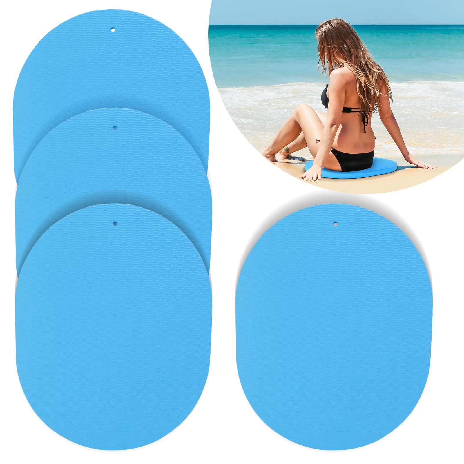 Coussins de piscine ovales MultiOutools en mousse douce pour protéger le liner du bassin