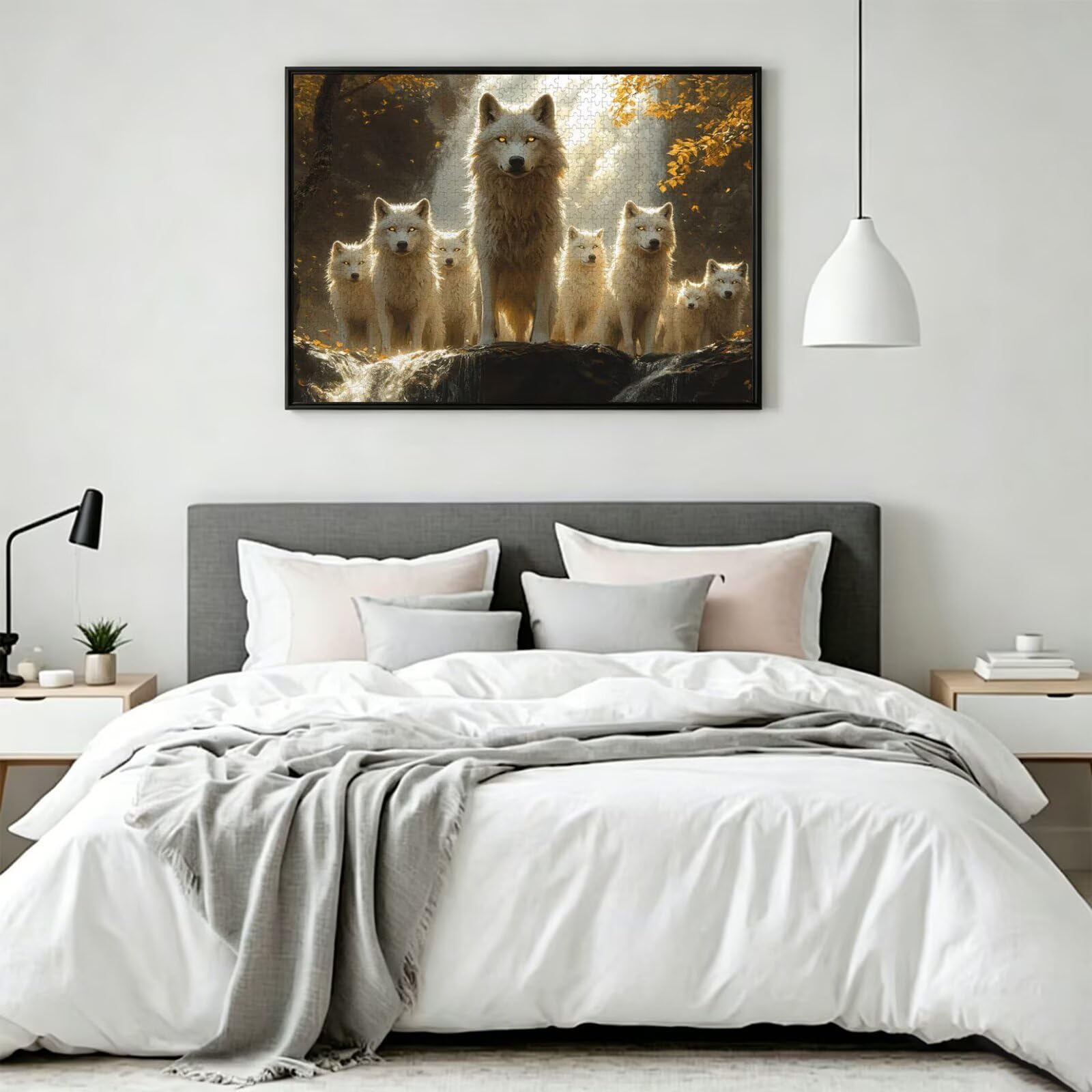 Puzzle 6000 Pezzi lupo Puzzle Classici per Gioco Familiare, n-394 | Impossibile Puzzles, Intrattenimento Creativo, Rilassamento Intelligence, Regalo per Amore e Amico, Decorazioni Casa, Autunno