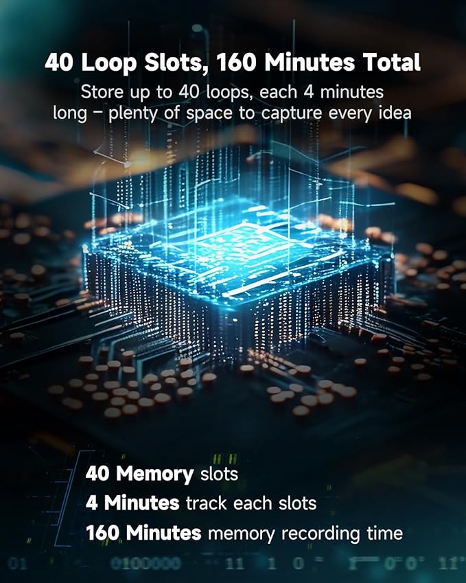 Pedal De Efectos FLAMMA FF01 Looper para Guitarra Eléctrica/ miniatura 3