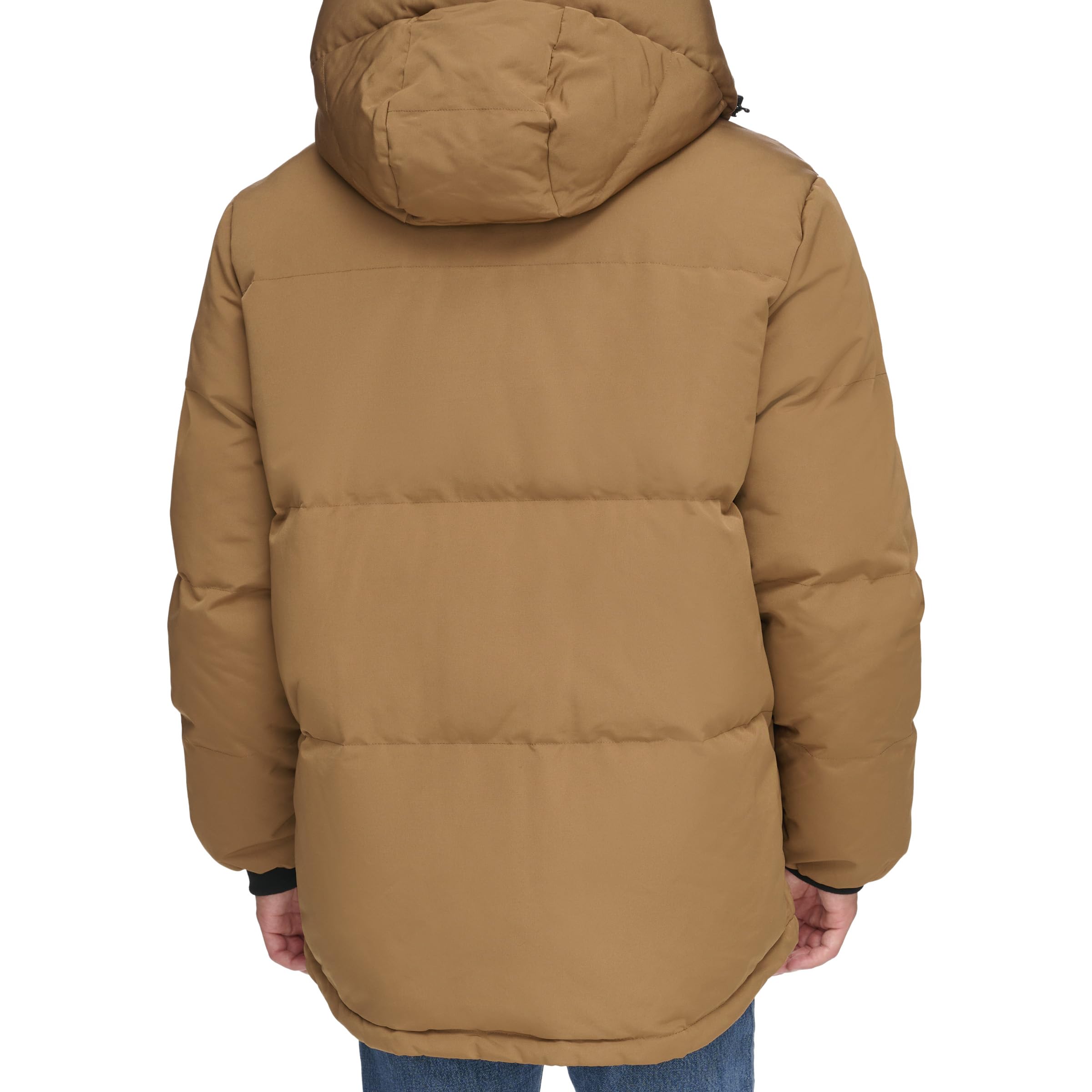 Levi's Herren Steppjacke Puffer Parka Jacke, Worker Brown, XL – Ansicht 3