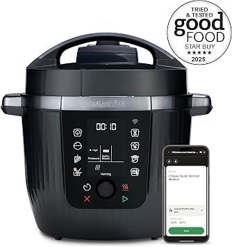 Instant Pot Pro 5.7L 10-in-1 Electric Multi-Cooker, Black Pressure Cooker