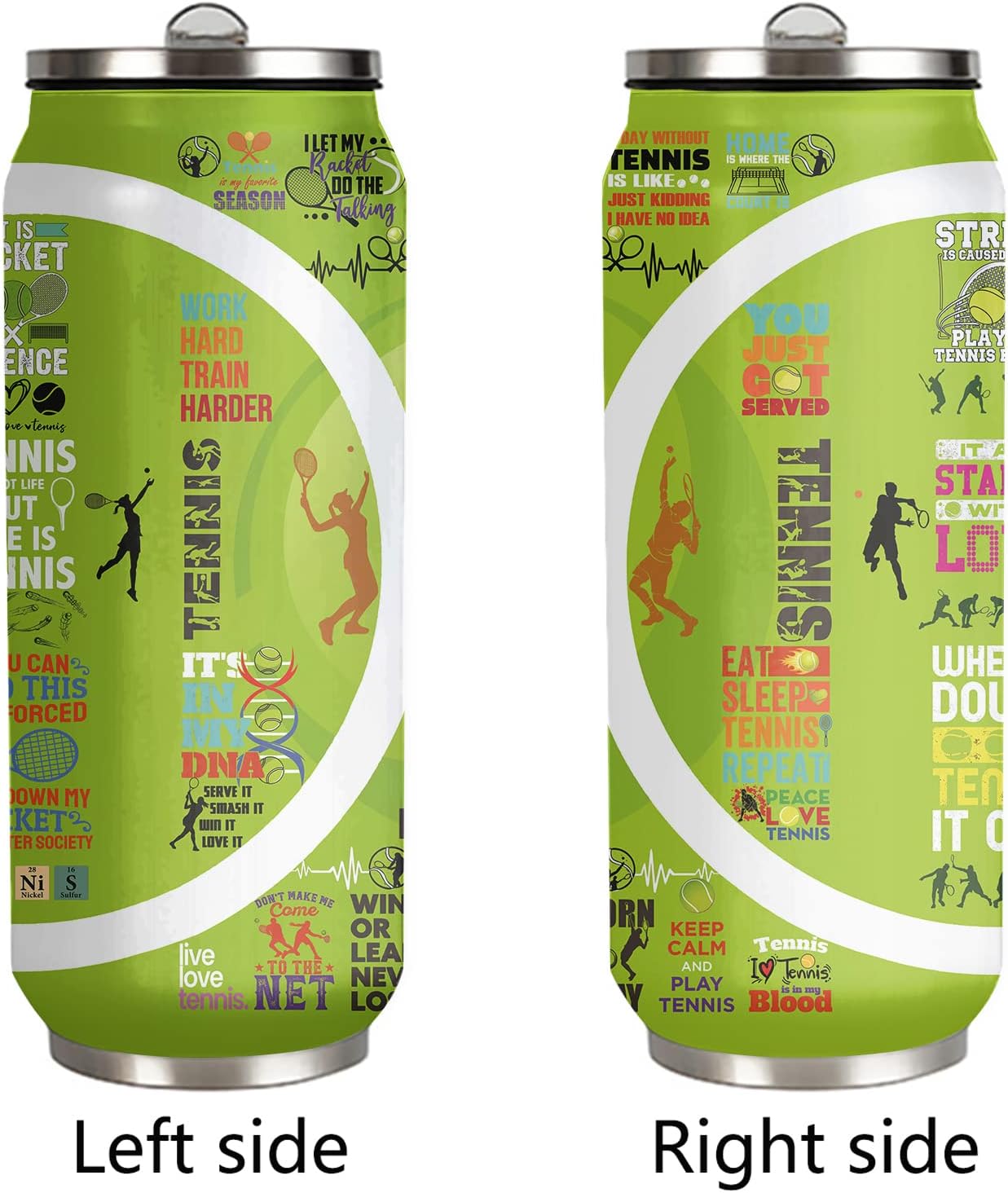 Tennis Tumbler Cup Travel Mug With Lid,Tennis Lover Birthday Gifts Stainless Steel Vacuum Coffee Mug Cup Tennis Gifts For Women Men 17 Oz - Image 2