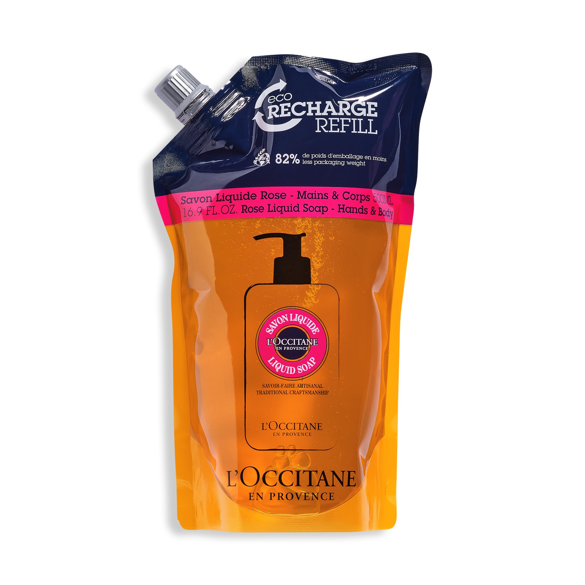 Eco Refill Pack Shea Liquid Soap Rose 500 ml