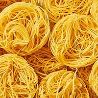 Vista 3 de DeLallo Capellini Egg Pasta Nests, Angel Hair Long-Cut Pasta, 8.8oz Bag