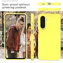YATWIN Silicone Case for Samsung Galaxy A17 4g/5g, Soft-Touch, Shockproof, DustProof, Antiskid Phone Cover for Samsung Galaxy A17 4g/5g - Yellow gallery image