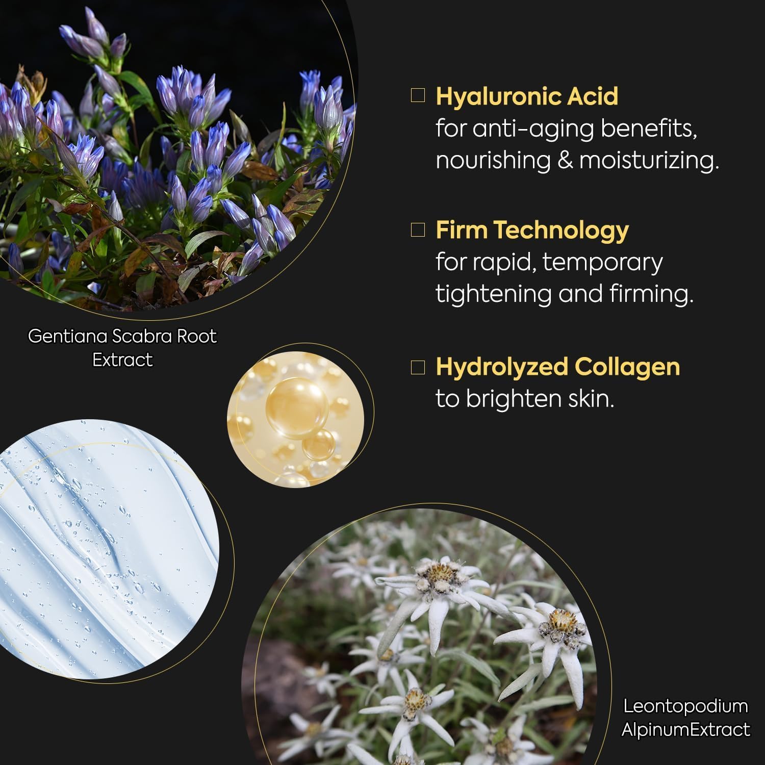 Instant Eye & Face Tightener Cream: Reduces Bags & Puffiness, Smooths Wrinkles & Fine Lines in Minutes, Temporary Lift & Firm Under-Eye Area, Anti-Aging Lightweight Formula for Men & Women, 30 ml - Image 4