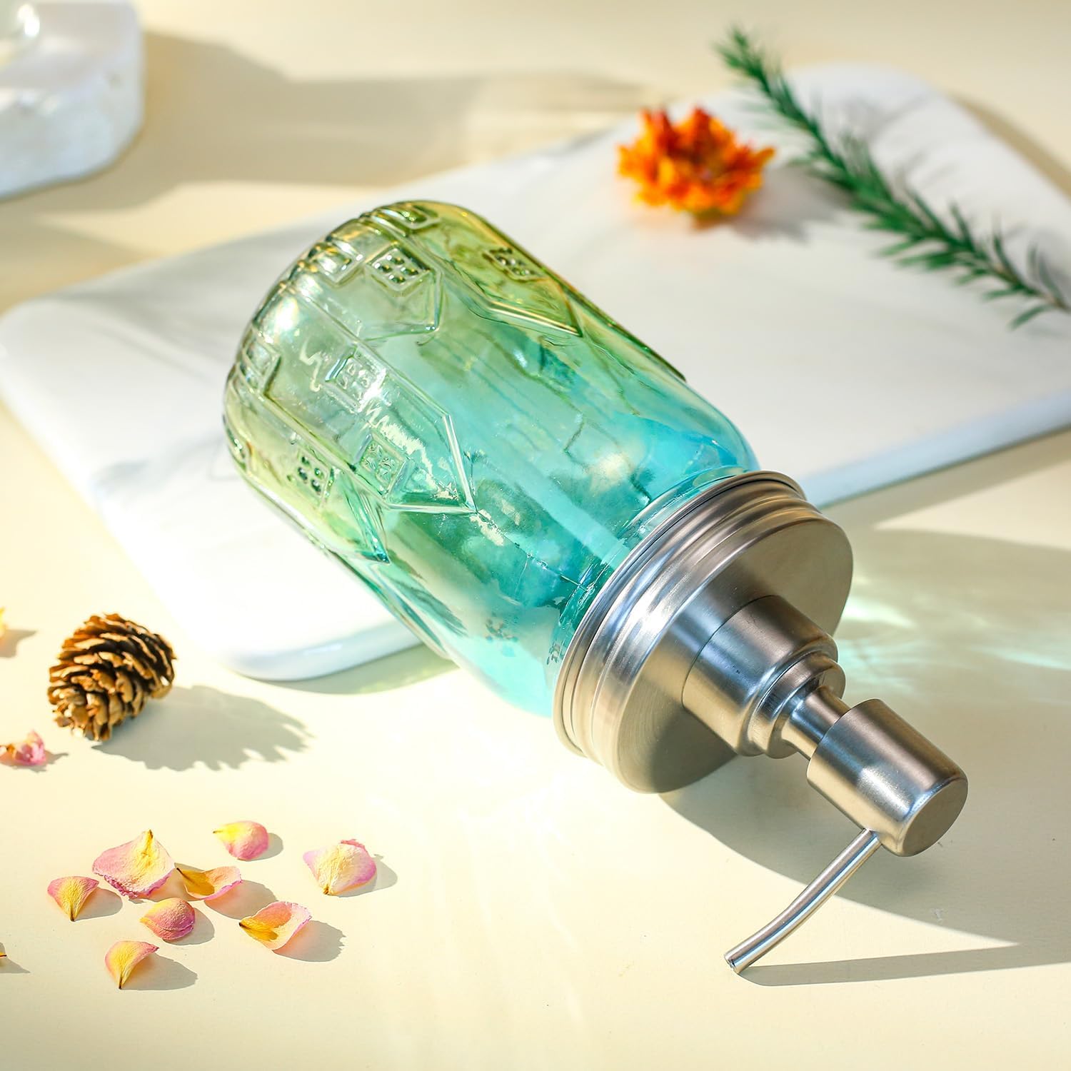 YunNasi Soap Dispenser with Pump Refillable