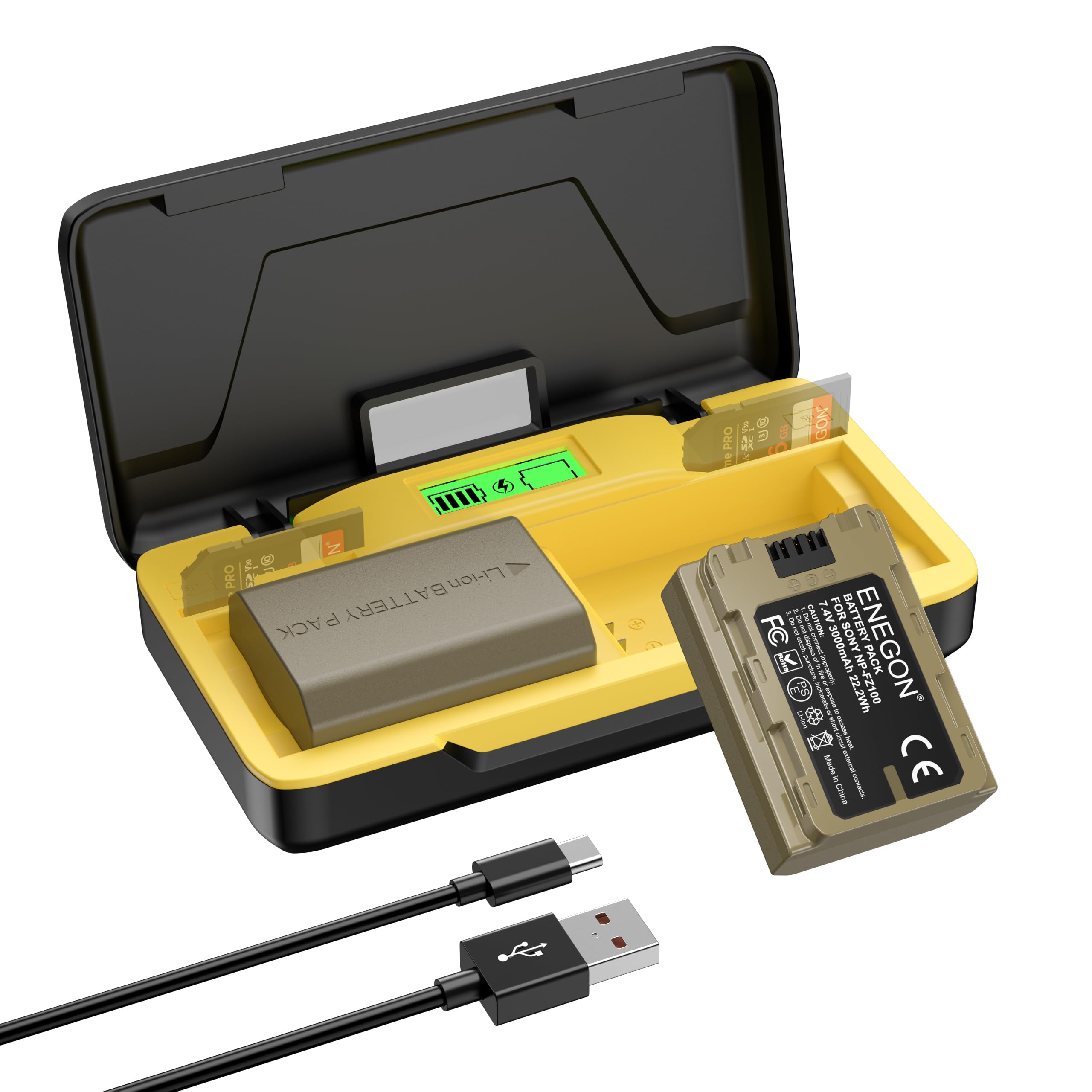 Caricabatterie Fotocamera Usb-c Caricabatterie LIMETA CR2Go Per Sony NP