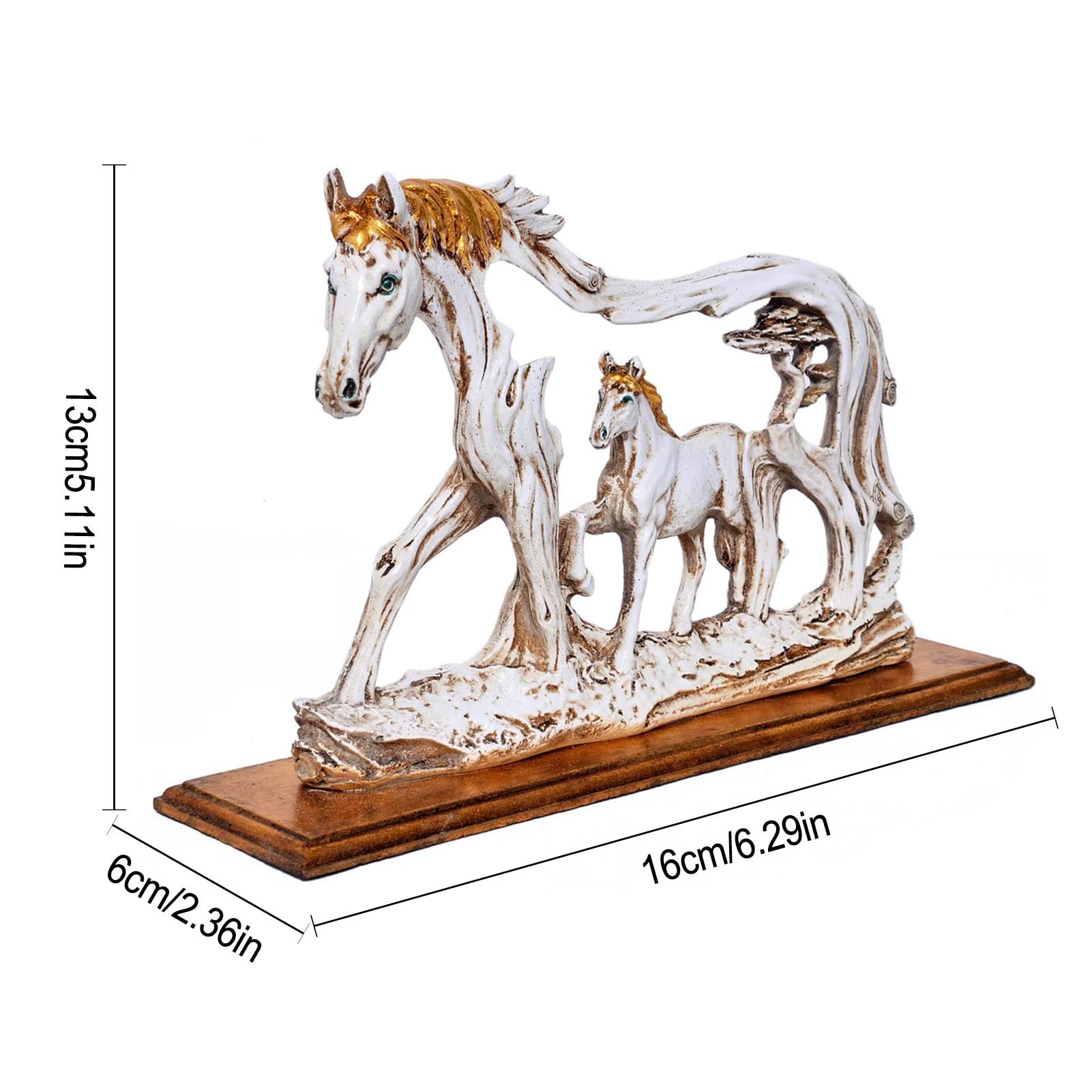 馬の彫刻 樹脂製 ベージュ 51YUrtn15ML._AC_UF894,