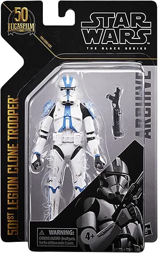 Miniatura 2 de STAR WARS The Black Series Archive Collection 501st Legion Clone Trooper The Clone Wars Lucasfilm Figura de acción del 50 aniversario F1911