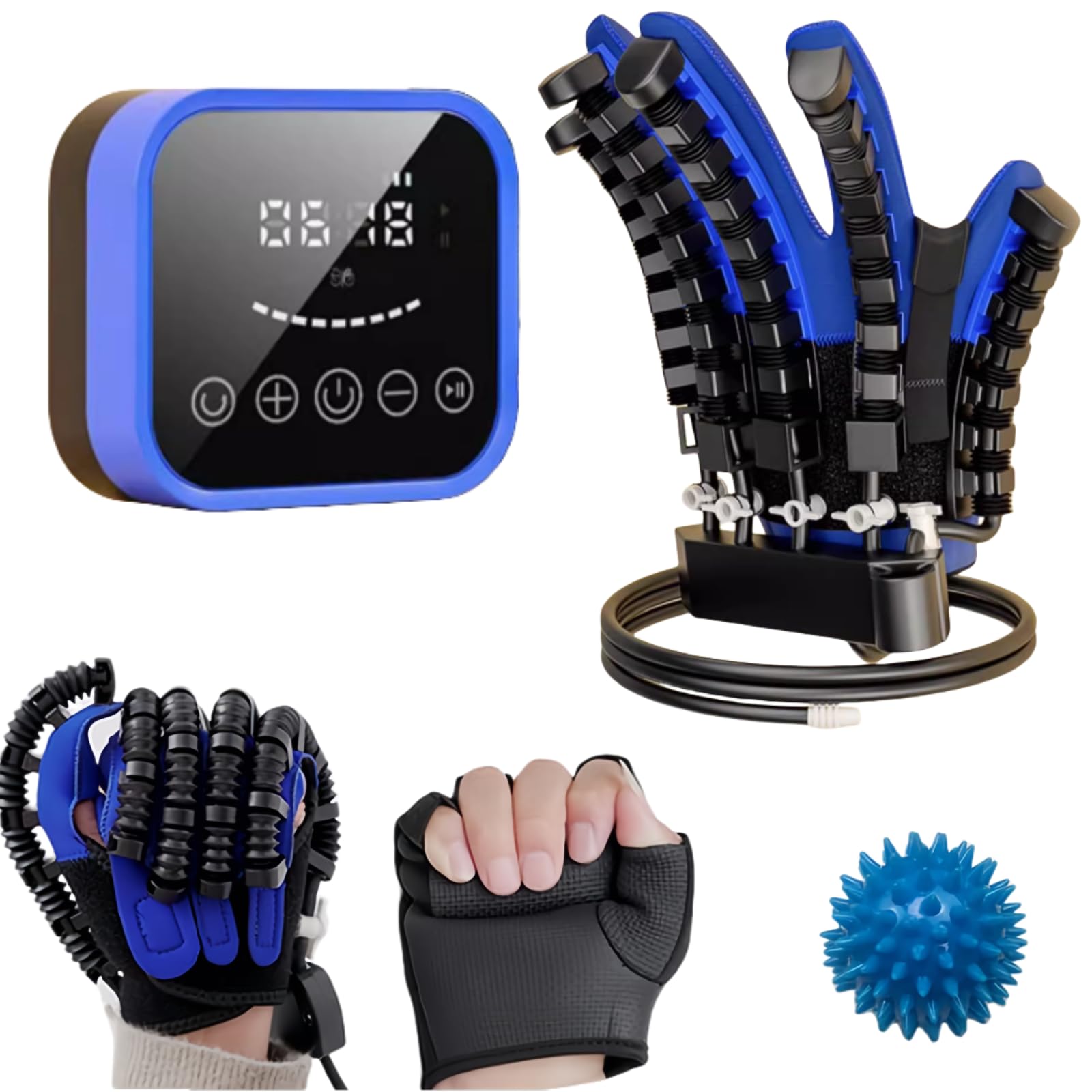 Guantes Rehabilitador Para Mano, Guantes Robot Rehabilitación, Equipo Fisioterapia Para Terapia Fisica, Guante De Rehabilitación De Dedos, Guantes De Rehabilitacion De Mano