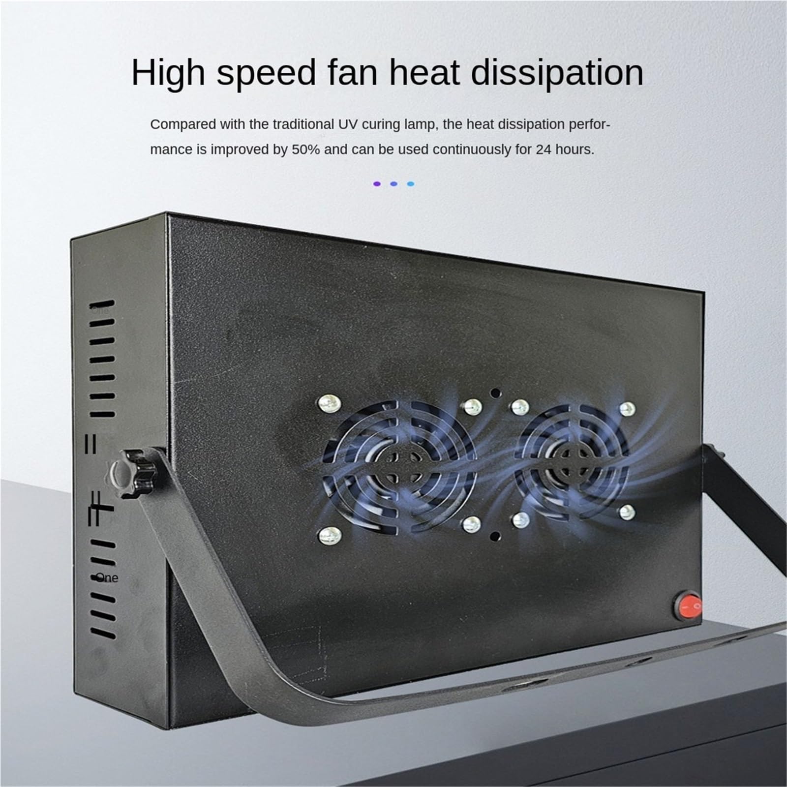 Lámpara de curado UV LED Lámpara de curado UV con luz púrpura 365 NM, 405 y 395 Pegamento sin Sombras Resina Aceite Verde refrigerada por Aire(400W,365nm)