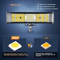 Vista 2 de Nilight Barra de Luz LED de Disparo Lateral / Pods 2 Piezas 6.5 Pulgadas 60W Haz Combinado de Inundación y Spot Luz Antiniebla / de Conducción Luz