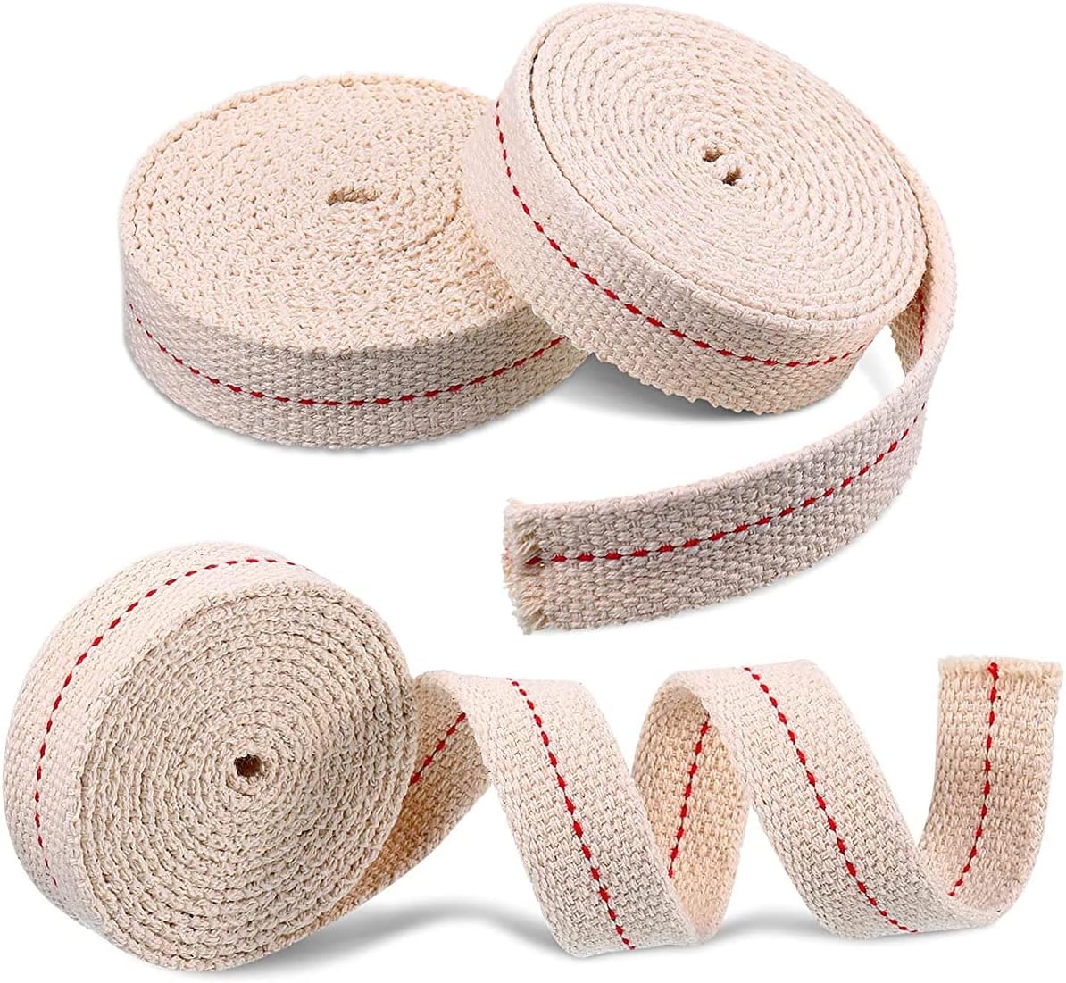 3 Rolls Strong Flat Cotton Wick,...