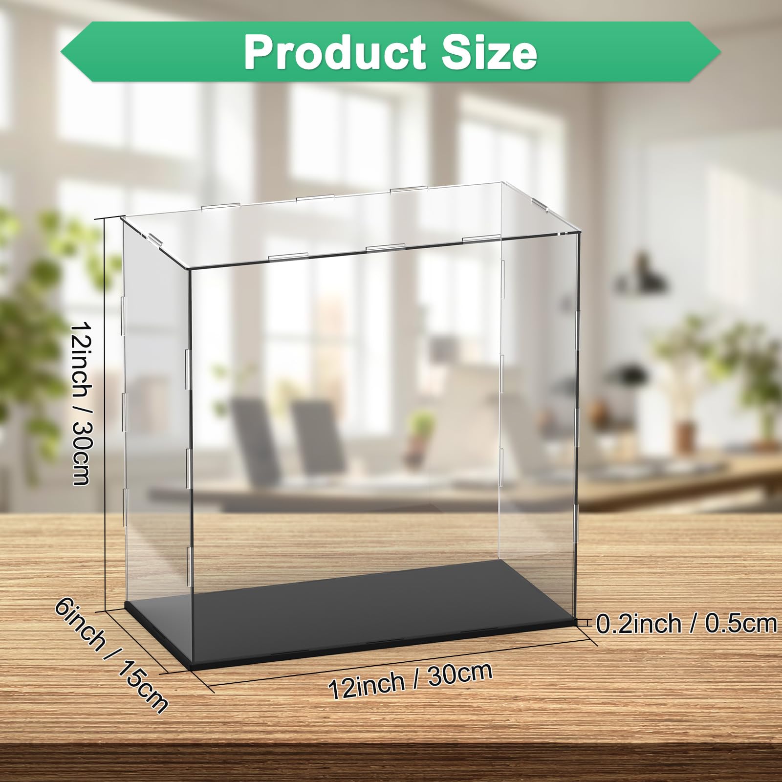 M METERXITY Clear Acrylic Display Case - Image 3