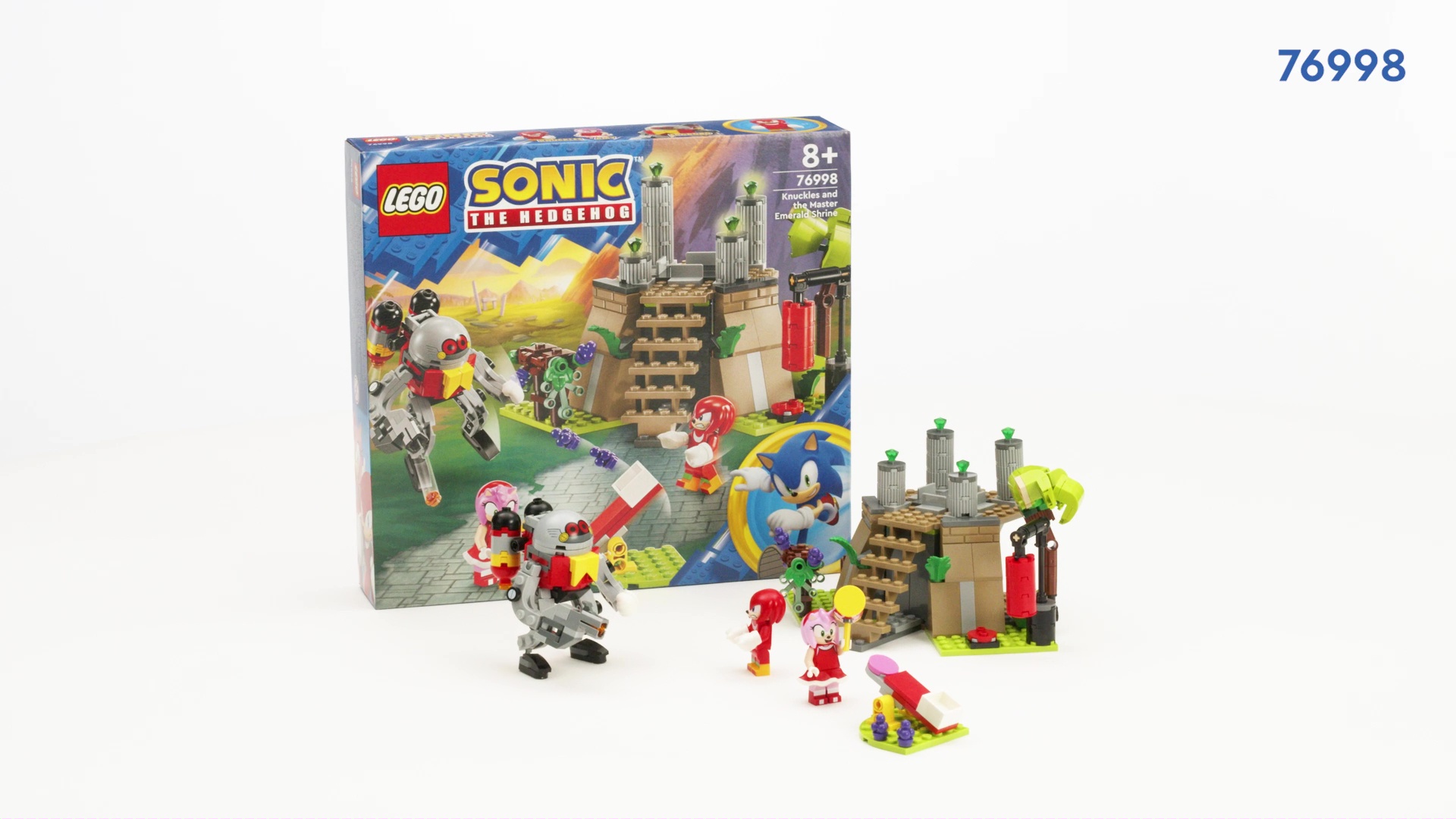 LEGO Sonic The Hedgehog Knuckles & Master Emerald Shrine Building Set