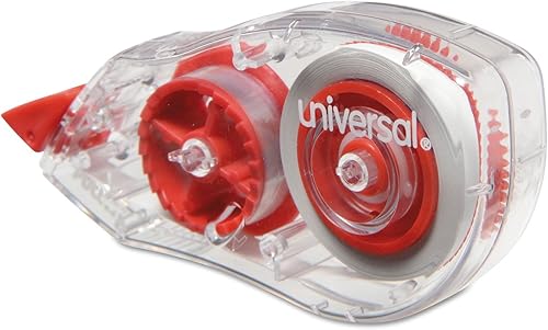 Miniatura 8 de Universal 75606 Cinta correctora con dispensador bidireccional, no recargable, 1/5 pulgadas x 315 pulgadas, paquete de 6