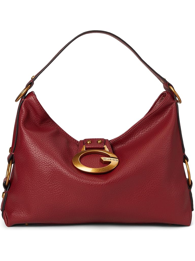Red GUESS Camden Shoulder Bag