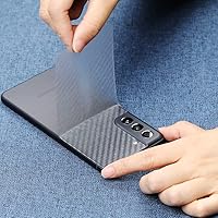 Vista 5 de Ibywind Protector de pantalla para SamSung Galaxy S22 5G, 2 unidades, vidrio templado de dureza 9H y protector de lente de cámara, con marco